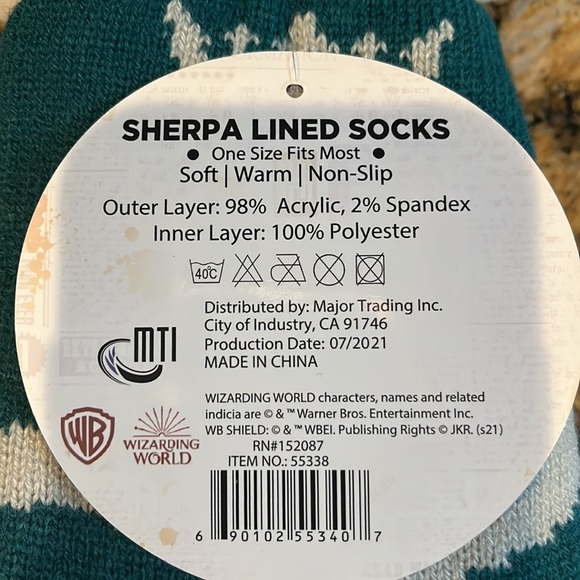 Harry Potter Sherpa lined socks - Picture 4 of 4